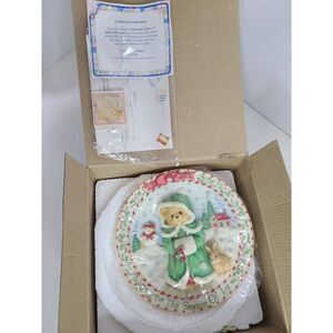 Cherrished Teddies The Season of Joy 1995 plate